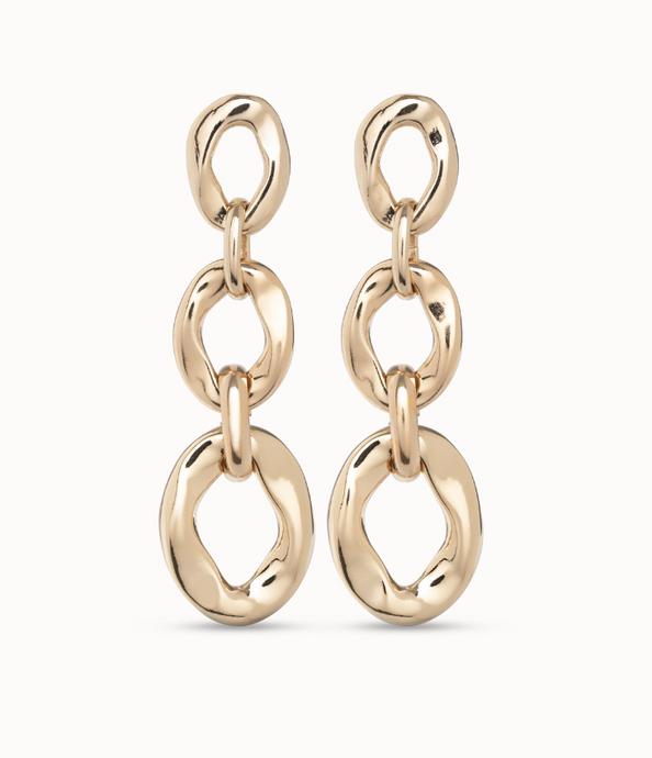 Gold Yolo Earrings - Uno de 50