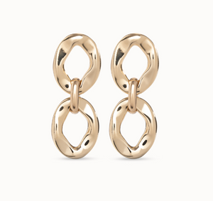 Gold Groovy Earrings - Uno de 50