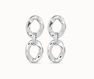 Silver Groovy Earrings - Uno de 50