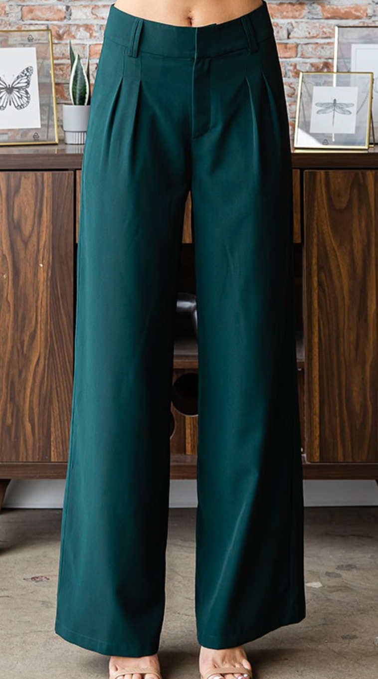 Strictly Business Straight Wide Leg Pant – Belle Lees Boutique