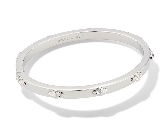 Abbie Metal Bangle Bracelet in Silver - Kendra Scott