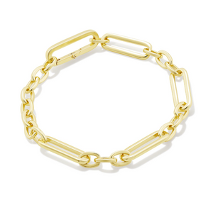 Heather Link and Chain Bracelet in Gold - Kendra Scott