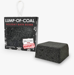 Lump-of-Coal Bath Bomb