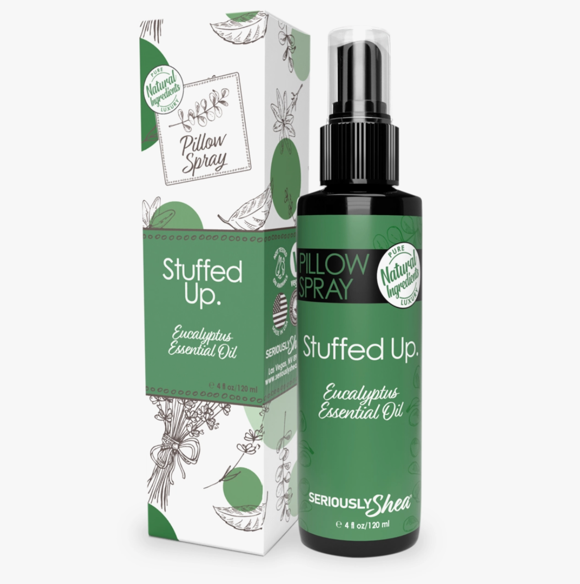 Stuffed Up Eucalyptus Essential Oil Pillow Spray