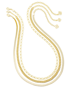 Chain Layering Set of 3 in Gold - Kendra Scott