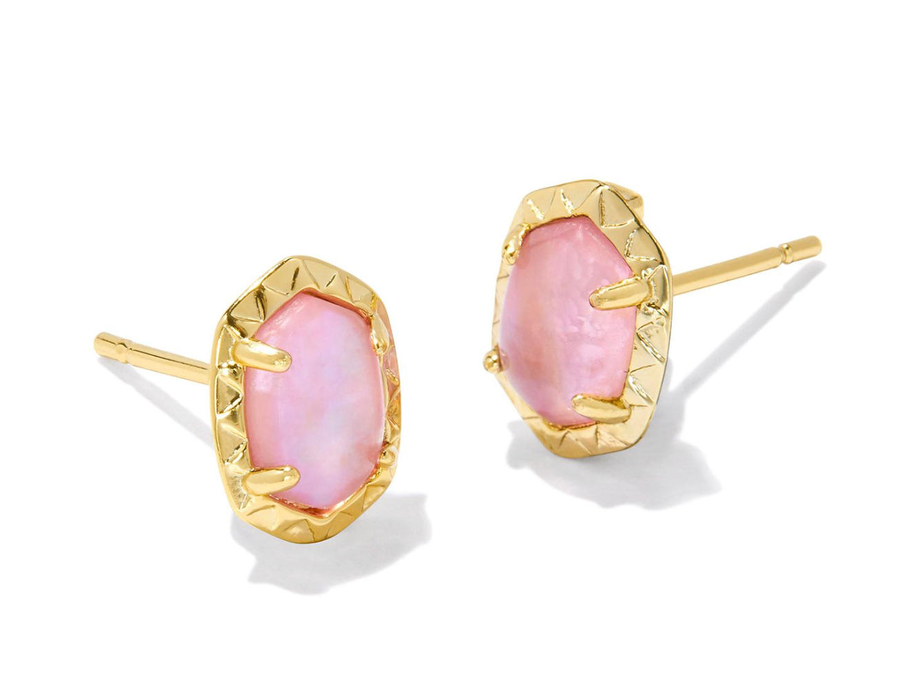Pink Diamond Earrings|Estate Jewelry|Dover Jewelry