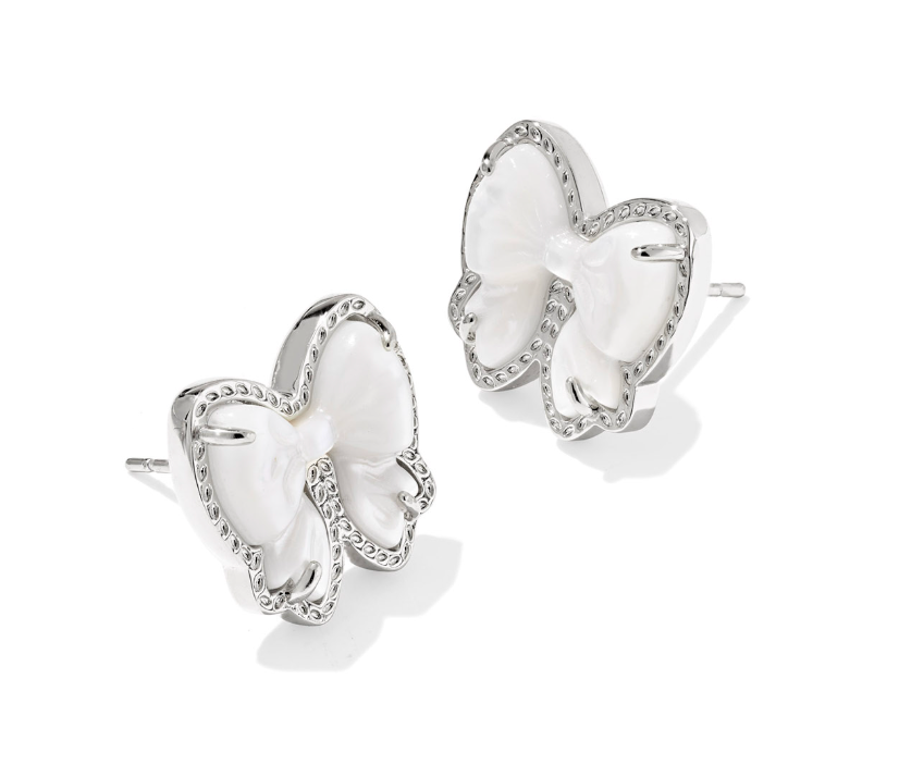 HALEY BOW STUD EARRINGS main image 1