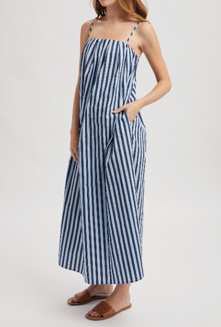 harper midi dress Harper Stripe Midi Dress – Belle Lees Boutique