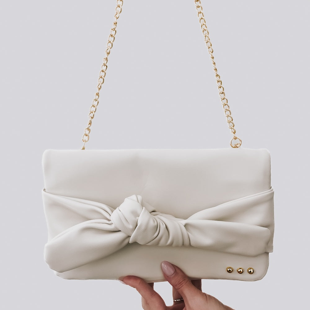 Billie Bow Clutch Crossbody Bag Wholesale-Clutch-Pretty Simple