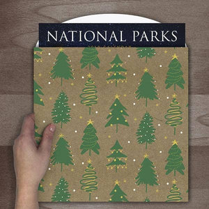 TF Publishing - Paper Goods - Green Trees Calendar Gift Wrap
