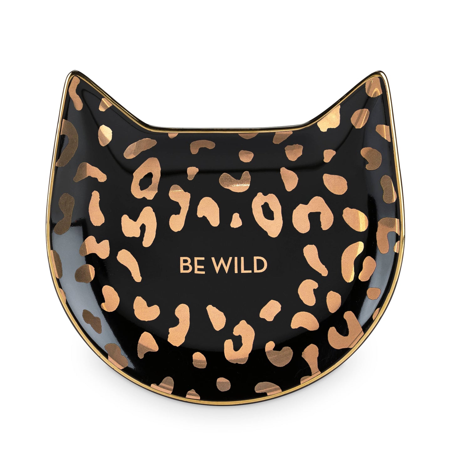 Black Leopard Tea Tray by Pinky Up