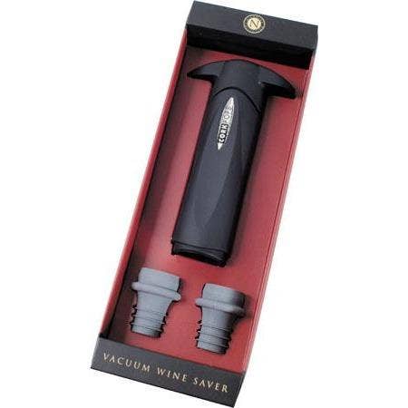 Nicholas Collection Vacuum Wine Saver W/ Stoppers