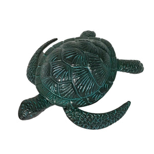 Cast Aluminum Sea Turtle Paperweight