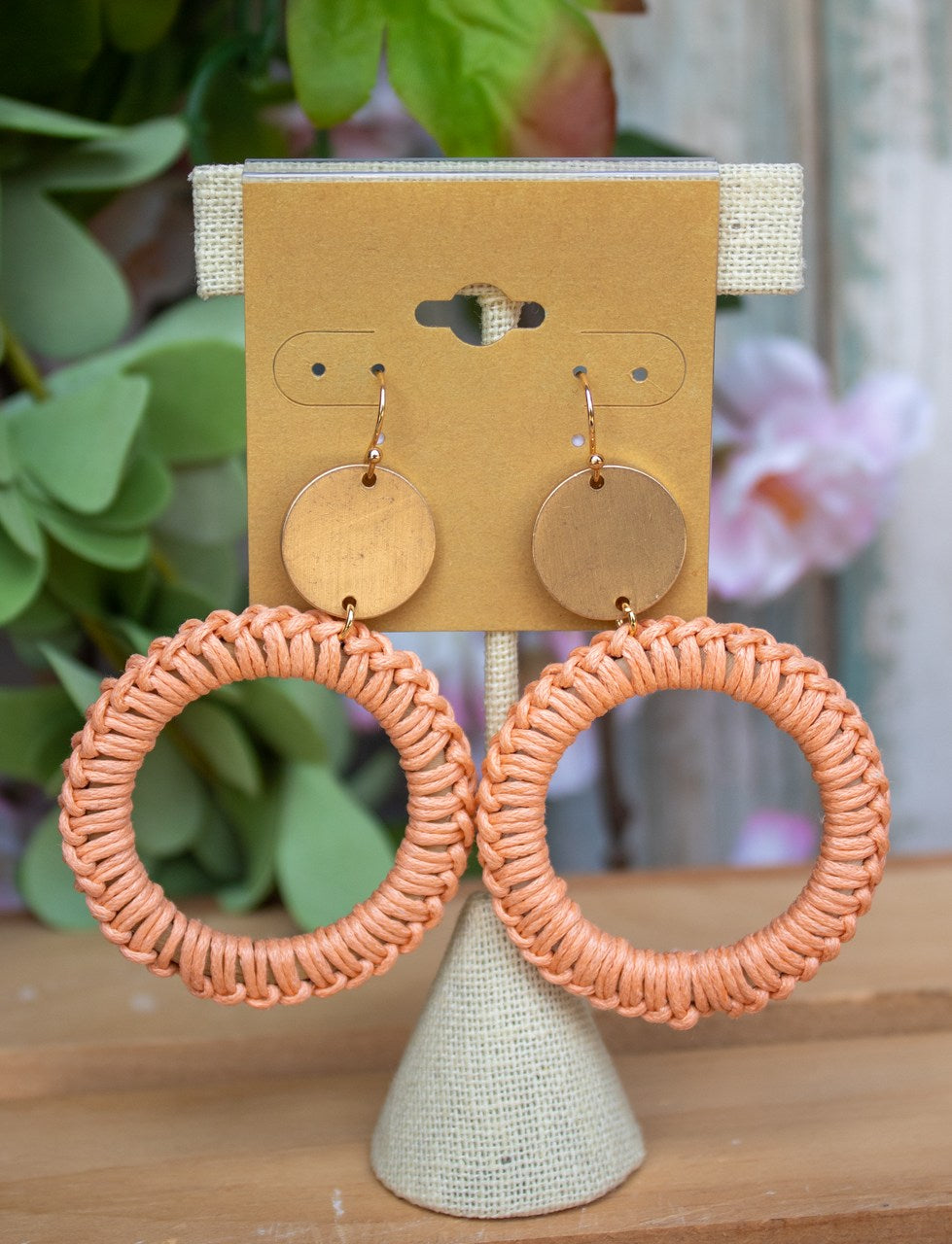 Thread Wrapping Earrings