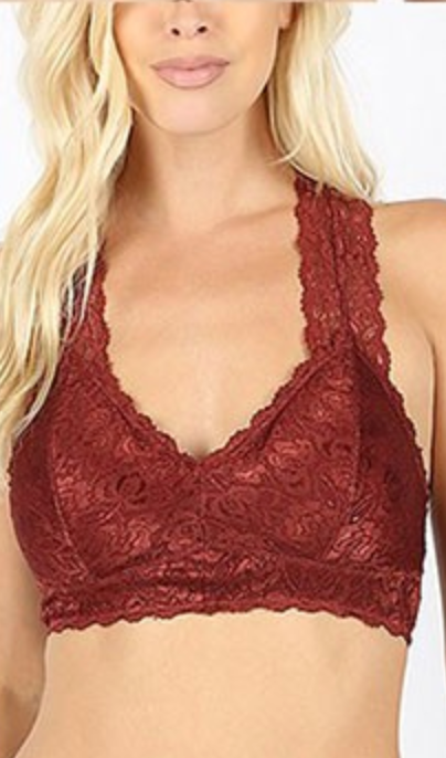 Lace Bralette - Sizes 1XL-3XL
