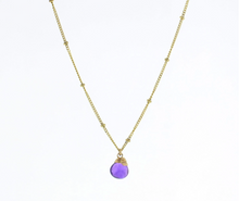 Trinket Stone Necklace - Gold & Silver