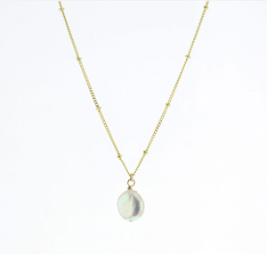 Trinket Stone Necklace - Gold & Silver