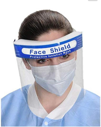 Lightweight Face Shield w/ Adjustable Elastic Band