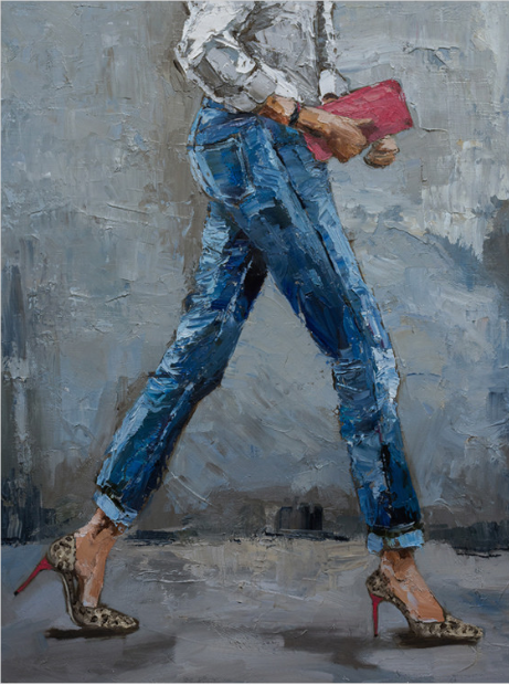 Leopard Shoes Wall Art