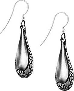 Silver Paddle Look Duet Earrings