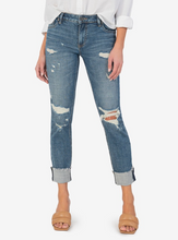 Catherine Lucidity Wash Boyfriend Crop Jeans