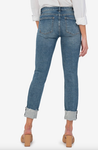 Catherine Lucidity Wash Boyfriend Crop Jeans