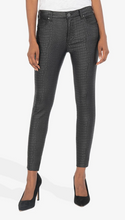 Black Connie High Rise Fab Ab Ankle Skinny - Kut