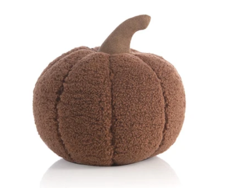Small Sherpa Pumpkin Pillow