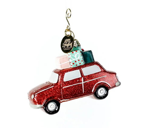 Holiday Car Shaped Ornament