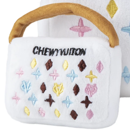 Small White Chewy Vuiton Handbag