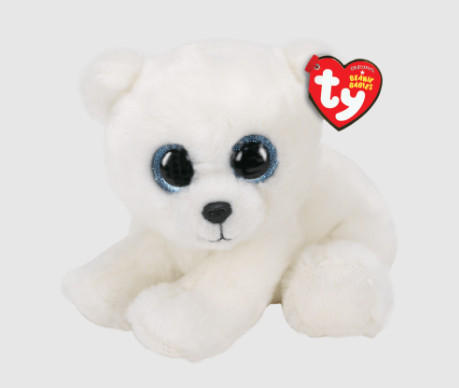 Ari White Polar Bear - Ty