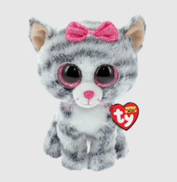 Kiki Grey Striped Cat Small - Ty