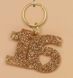 Glitter Keychains