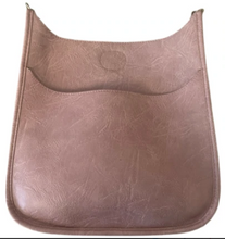 Classic Faux Leather Messenger - No Strap