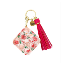 Floral Lil' Poppy Keychain Bubble Pop It Fidget Toy