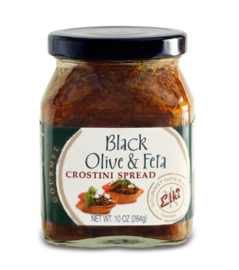 Black Olive & Feta Crostini Spread
