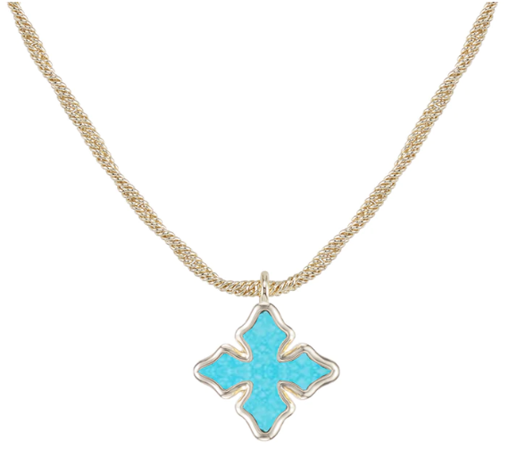Cross Drop Necklace