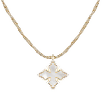 Cross Drop Necklace