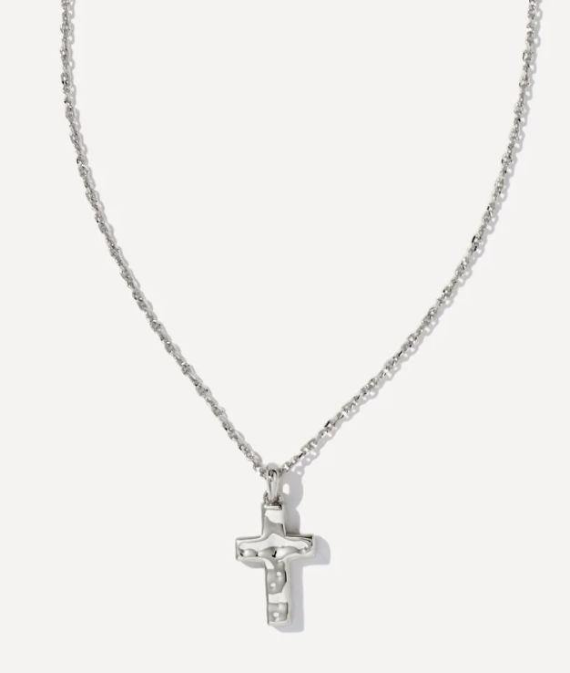Cross Pendant Necklace in Silver - Kendra Scott