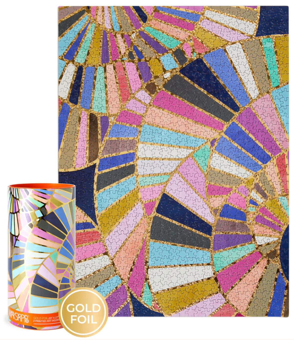 Spiral Staircases Gold Foil Puzzle