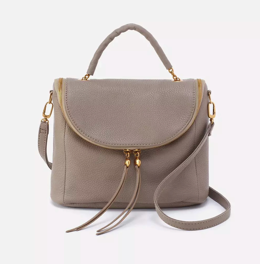 Graphite Fern Satchel - HOBO