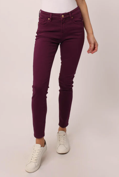 Festival Fuchsia Gisele High Rise Ankle Skinny Jeans - Dear John