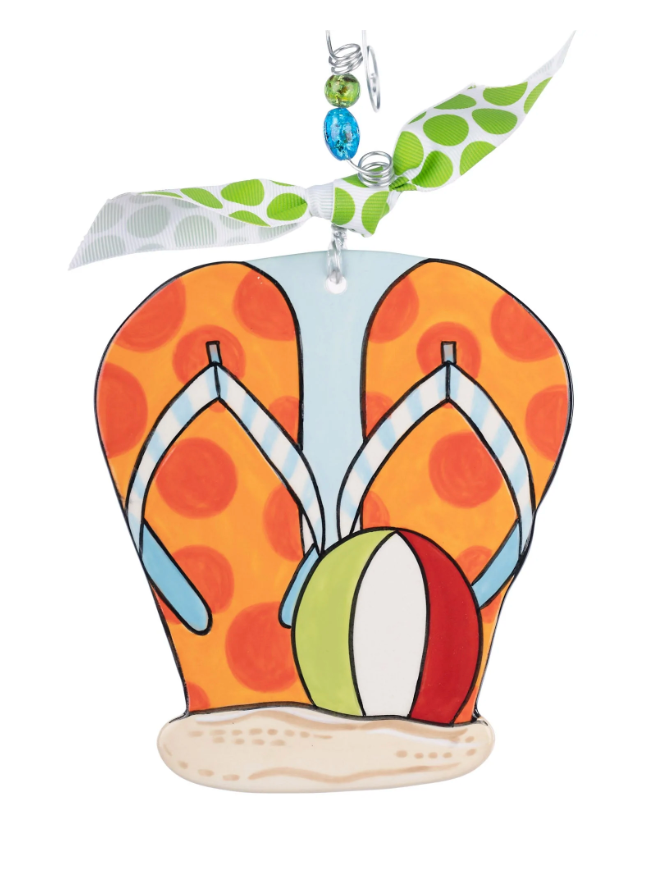 Flip Flop Flat Ornament