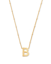 Letter B Pendant Necklace in Gold - Kendra Scott