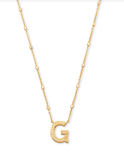 Letter G Pendant Necklace in Gold - Kendra Scott