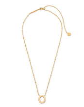 Letter O Pendant Necklace in Gold - Kendra Scott