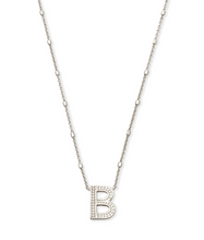 Letter B Pendant Necklace in Silver - Kendra Scott