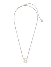 Letter B Pendant Necklace in Silver - Kendra Scott
