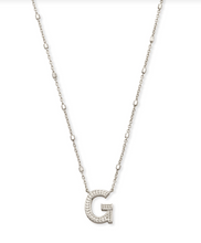 Letter G Pendant Necklace in Silver - Kendra Scott
