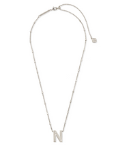 Letter N Pendant Necklace in Silver - Kendra Scott